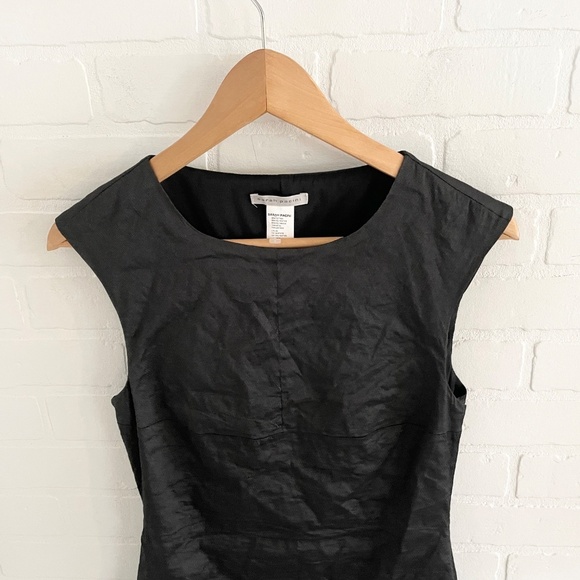 Sarah Pacini Mini Dress Designer Shiny Cotton metallic blend Black Sz S - Picture 13 of 13